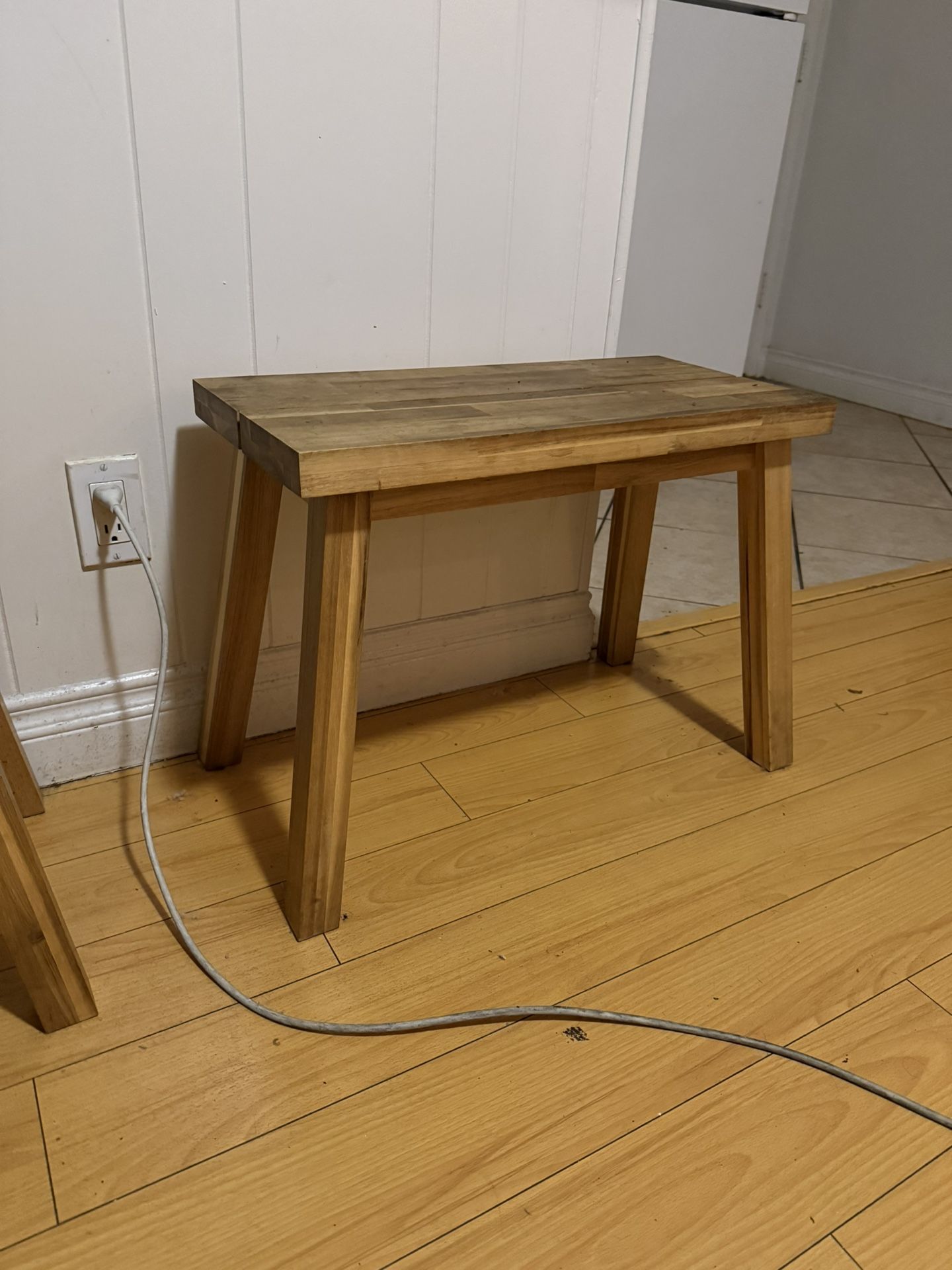 Wooden Bench (2) IKEA BASTUA (limited-edition IKEA × Marimekko, 2023)