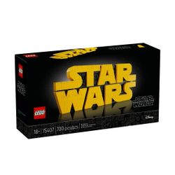 LEGO Star Wars Brick-Built Star Wars Logo (LEGO Model: 75407)