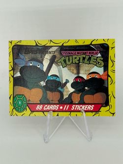 1989 Topps Teenage Mutant Ninja Turtles Complete Set