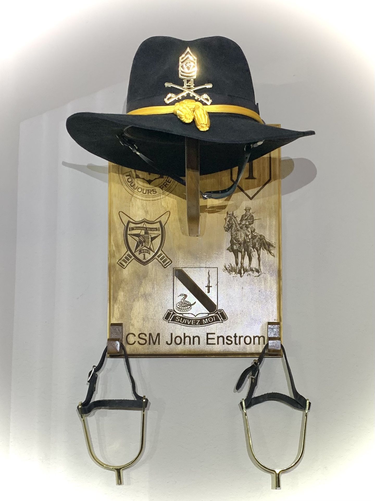 Stetson and Spur Display Holder