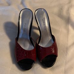 Woman Red hight hell Size 6
