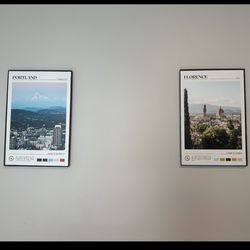 Framed City Prints