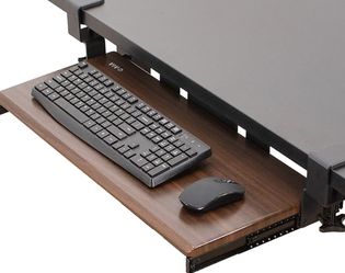 Clamp On Sliding Keyboard Tray 