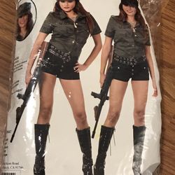 Sexy army brat women’s Halloween costume