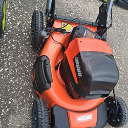 Echo battery and charger mower