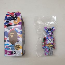 Medicom Toy Bearbrick Be@rbrick A Bathing Ape BAPE 28th Anniversary Camo #2 100%