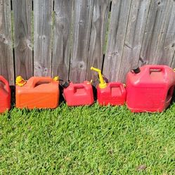 Various Gas Cans Lot
