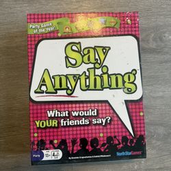 Say Anything Board Game