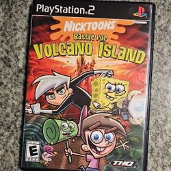 Playstation 2 NICKTOONS Battle For VOLCANO ISLAND