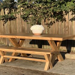 Custom Dining Table Farmhouse Country French Modern Rustic Solid Wood Set Restoration Hardware Insp Bench Hand Built Round Oval Counter Breakfast  