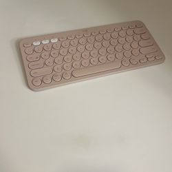 Logitech Keyboard (light Pink) 