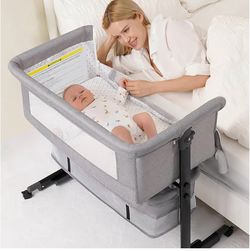 Semphis Baby Bassinet, 3 in 1 Bassinets Bedside Sleeper