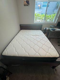 Queen Mattress + Bedframe
