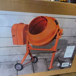 3 1/2 cubic ft cement mixer