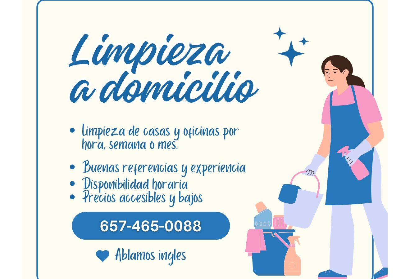 Vendo Servio De Limpiar Casas O Oficinas 