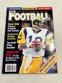 Ultimate Sports Pro Football 2000 Magazine Kurt Warner