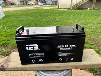 Rechargeable battery IEB 12V  120Ah / 20hr