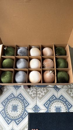 Christmas Ornaments In Velvet