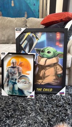 Star Wars Mandalorian wall art