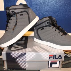 FILA Best Ever 2 Youth 5 Mid Top Skateboard BMX Flat Sole