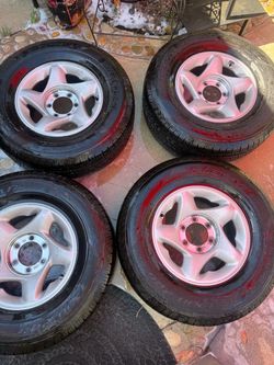 Brand new Tacoma wheels and tires