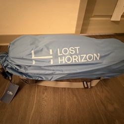 LOSTHORIZON Air & Foam Camping Mattress, Self-Inflating Sleeping Pad, 4.5" Thick, with Air Pump, Cot