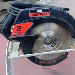 Craftsmen  Circular  Saw , 2 hp
