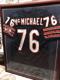 Jerseyrama Unsigned Steve Mcmichael Jersey #76 Chicago Custom Stitched Blue Football New No Brands/Logos Sizes S-3xl, Size: Small