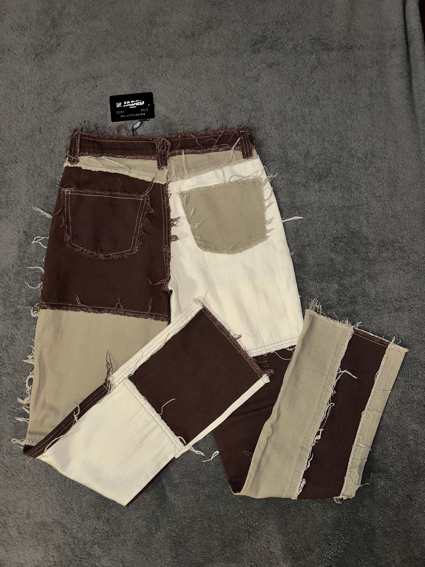 Jaded London Patchwork Jeans