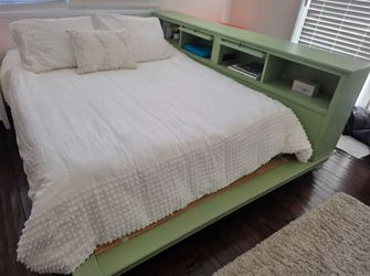 Queen Teen pottery barn bed frame