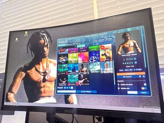 MSI - Optix MAG24C 24" LED Curved FHD FreeSync Monitor - Black/Red 