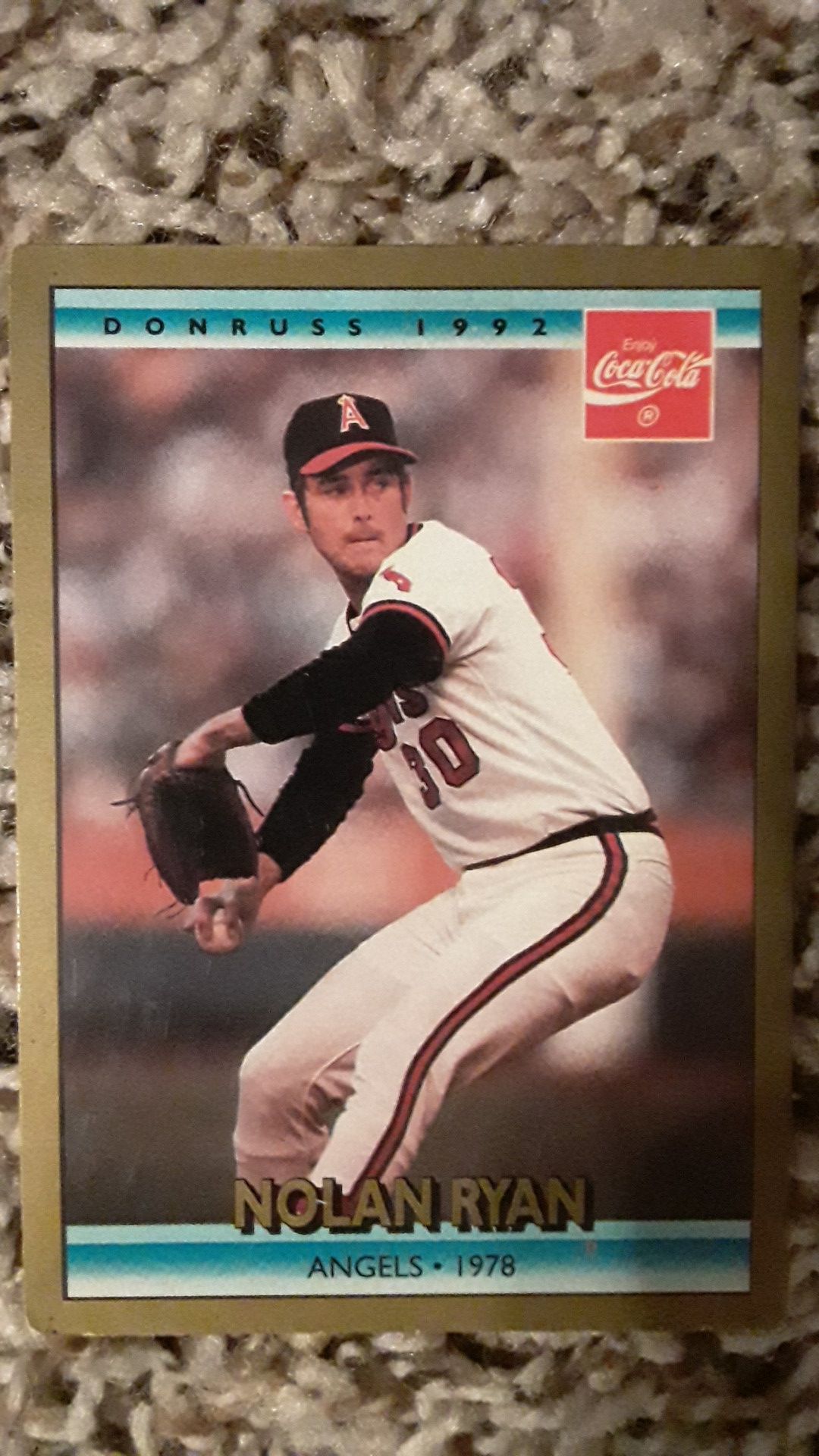 Nolan Ryan Baseball Card Astros 1978