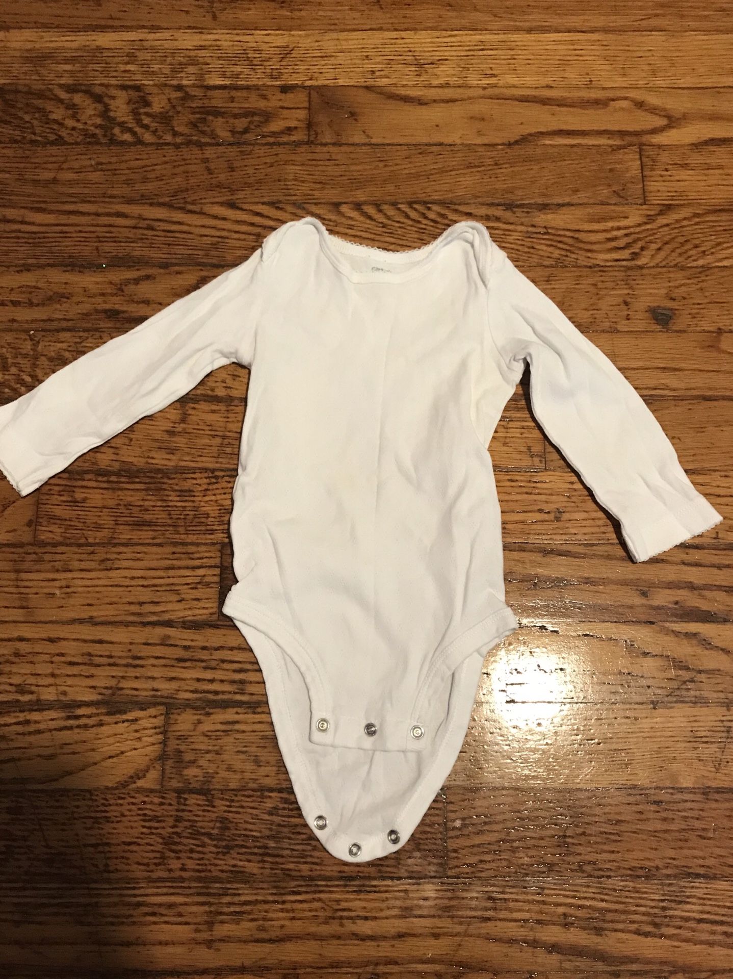 18 Months white Onesie