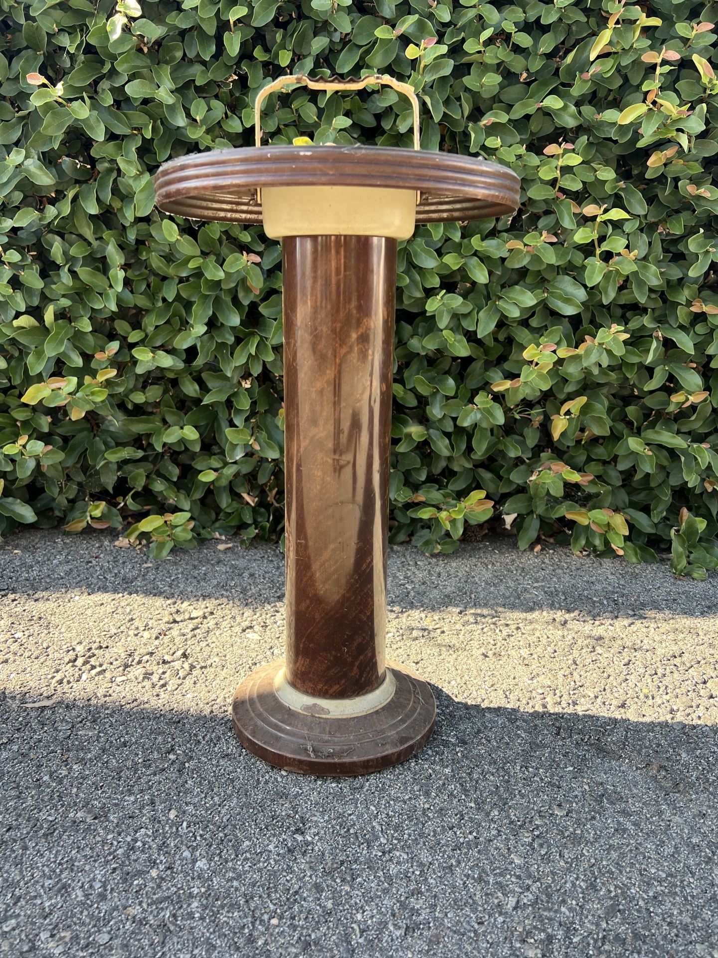 Beautiful Antique 1930s Era Ashtray Standing Pedestal