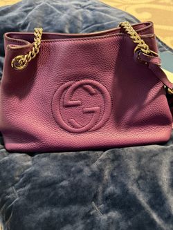 Gucci Soho Medium Purple Handbag