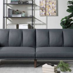 Brand new 81" × 44" linen sofa futon