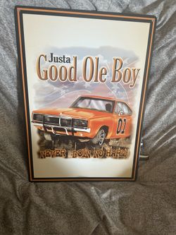 Car Collectible Metal Sign