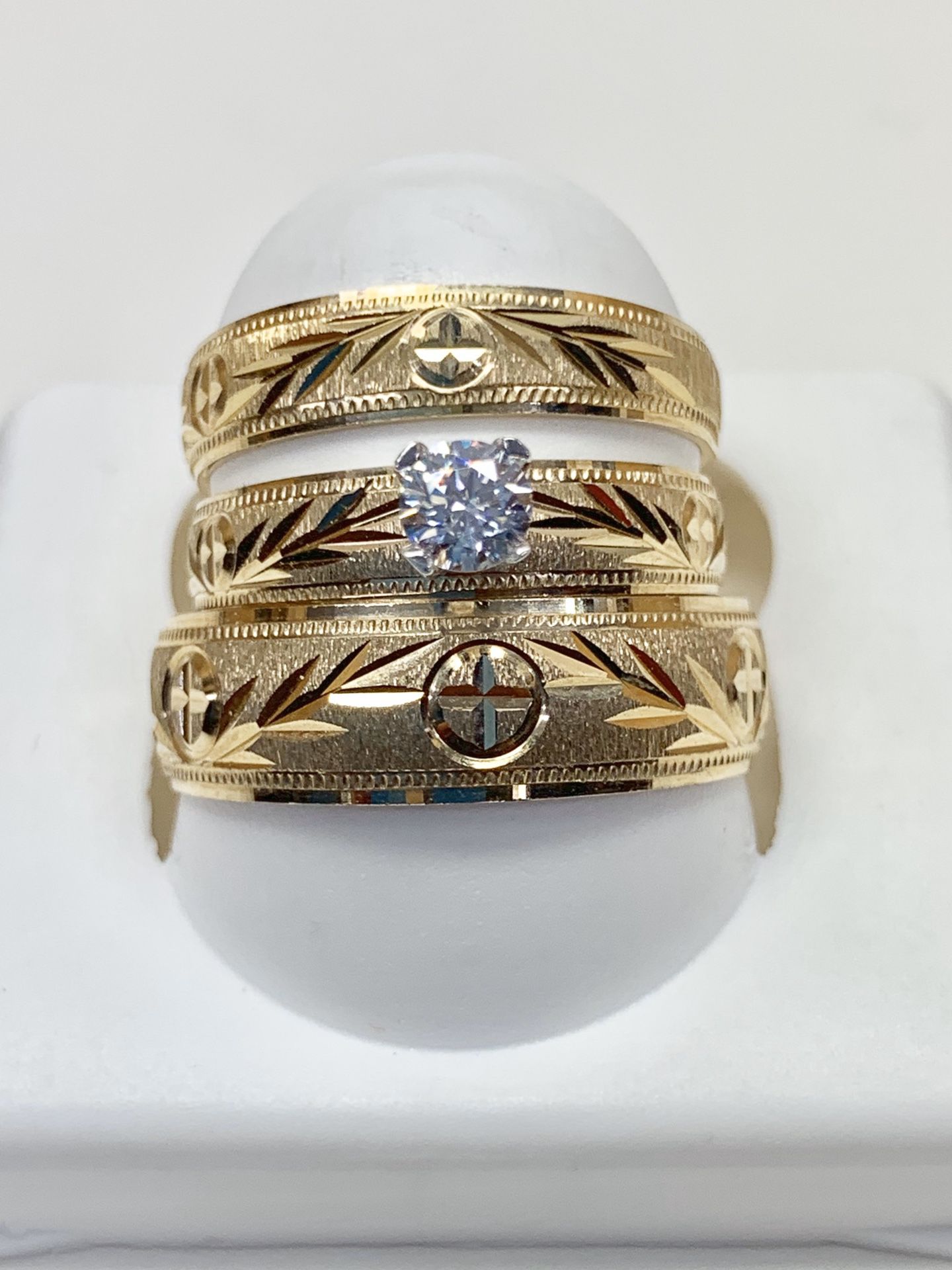 14k gold wedding ring ( item#MMR03)