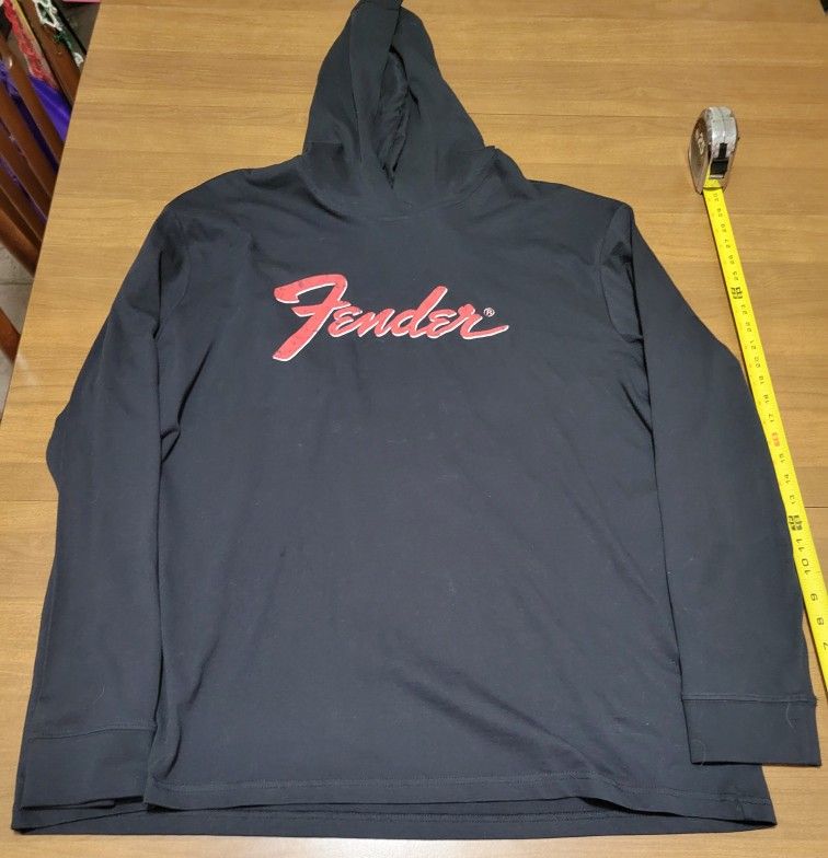 NEW FENDER GRAPHIC WRANGLER MENS 2XL PULLOVER SWEATSHIRT HOODIE