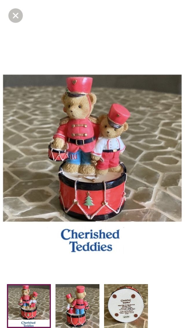 Cherished Teddies Brock and Sheldon 2004 Avon Exclusive