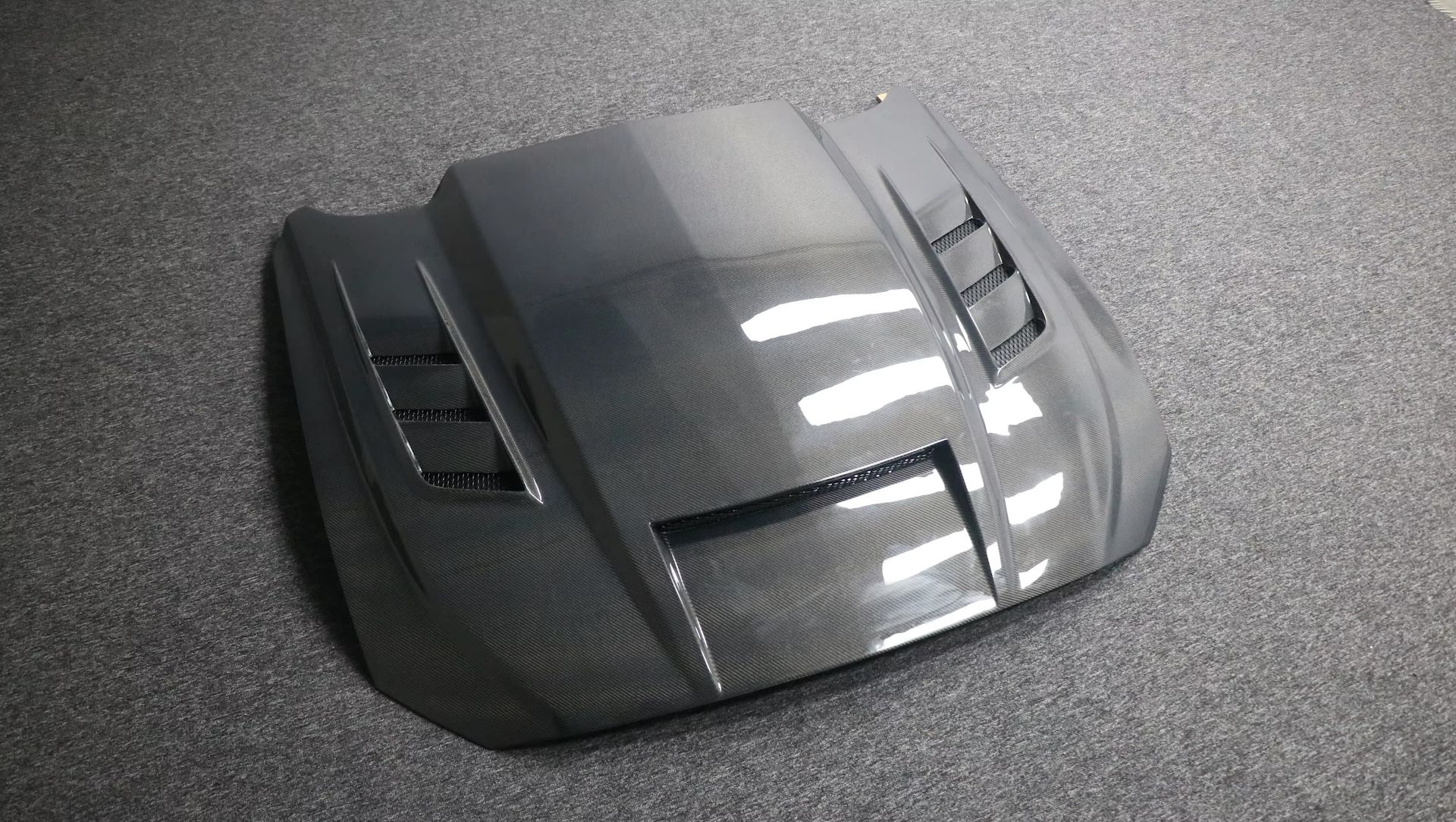 15-17 Mustang Carbon Tf Hood