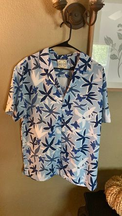 Birch Black Floral Button-Up Camp Shirt