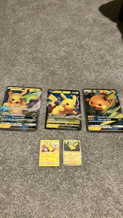 🔥 Pokémon Pikachu Card Lot – Pikachu GX, Pikachu V, Raichu GX, Holo Promos & More