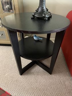 End table espresso