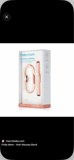 Frida Mom Anti-Nausea Bands – Morning Sickness & Motion Sickness Relief – 2 Pack – New