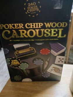 New poker chip set