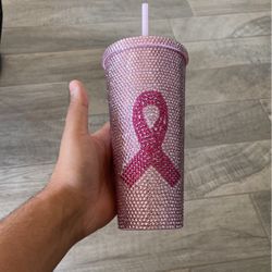 Breast Cancer Awareness tumbler