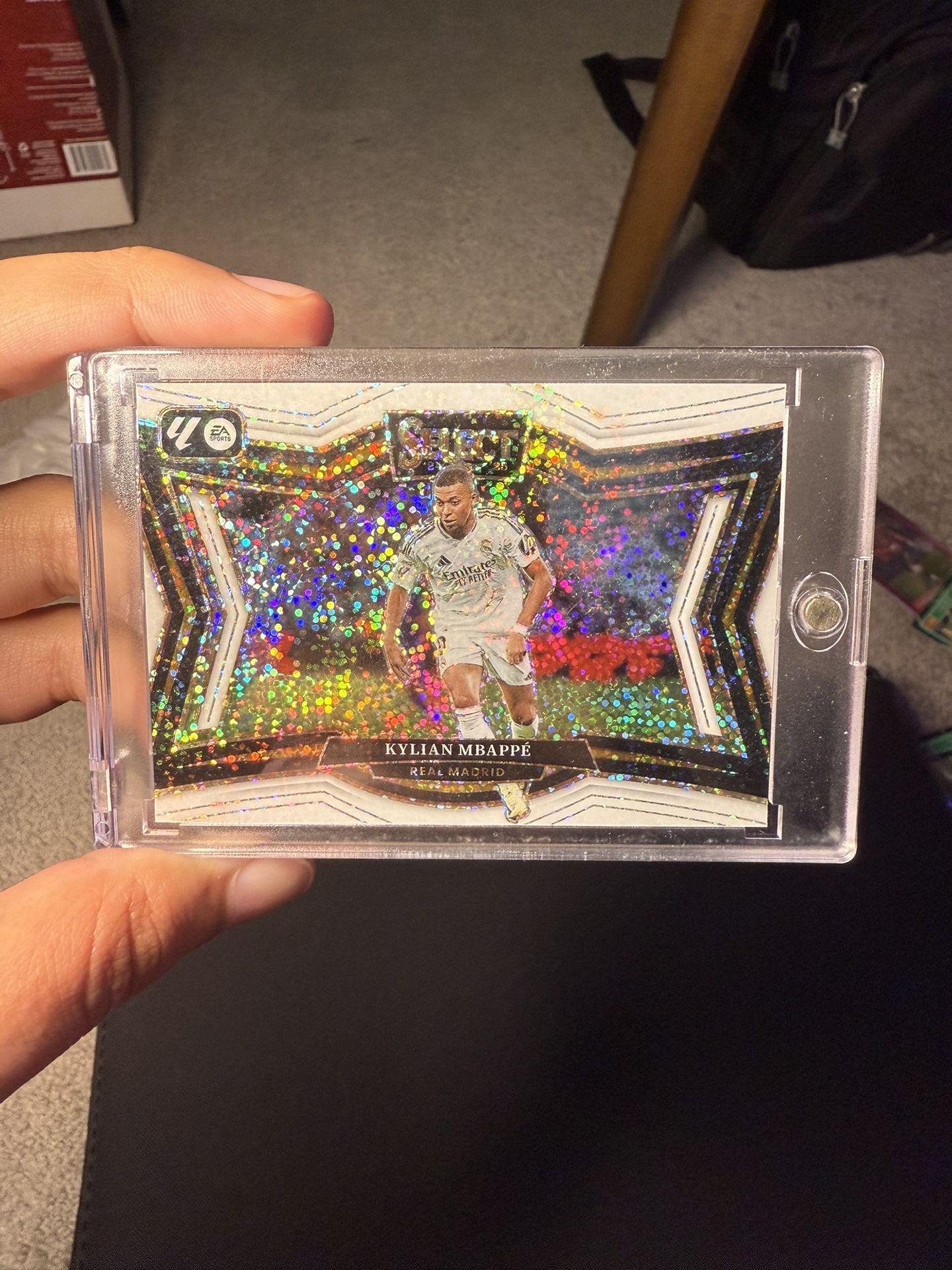 2024-25 Panini Select La Liga - Field Level Kylian Mbappe #232 White Sparkle SSP