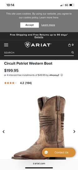 Circuit Patriot Western Boot