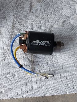 540 sized brushed motor.  Rc car
